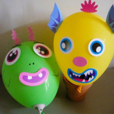 2 ballons monstres
